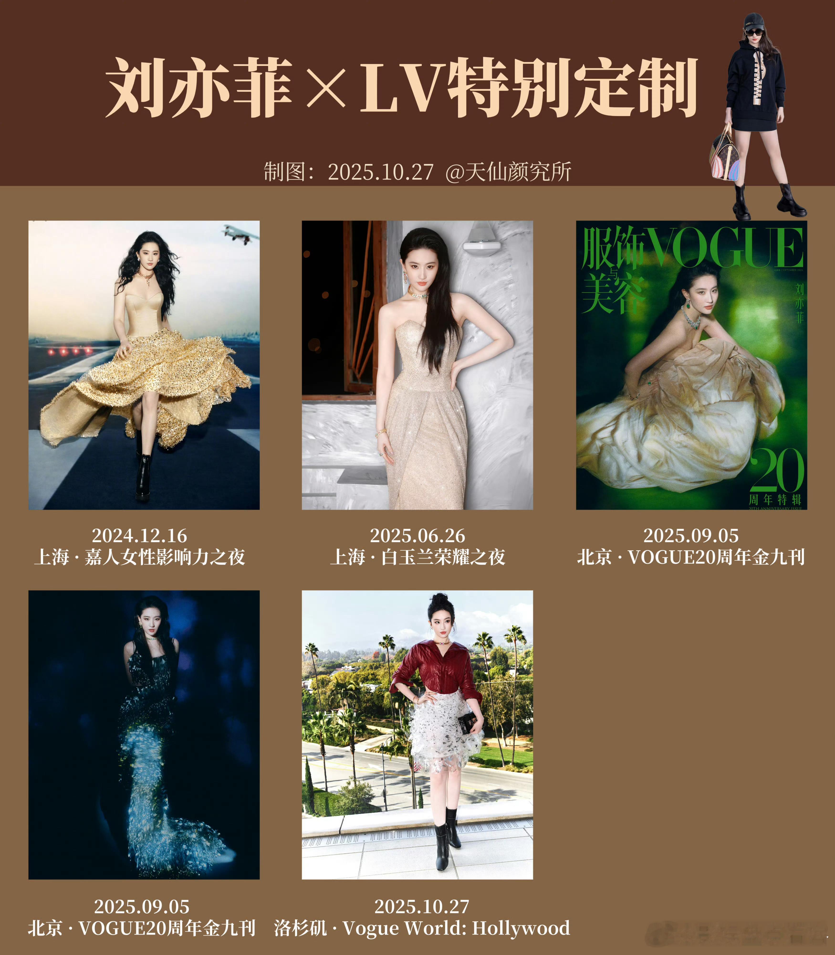 真正的巨不到一年穿了5年LV特别定制且都是重工品牌用心程度👏蓝血代言谁慕了刘亦