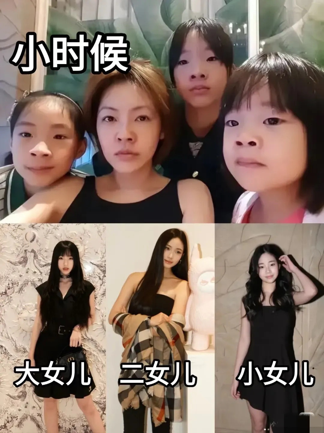小s真厉害，生的女儿全部逆袭了！​​​