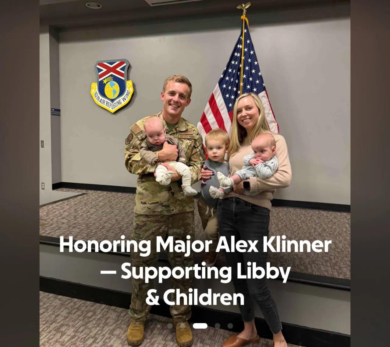 另一位在伊拉克KC-135坠毁事故中丧生的美国空军飞行员是亚历克斯·克林纳少校。