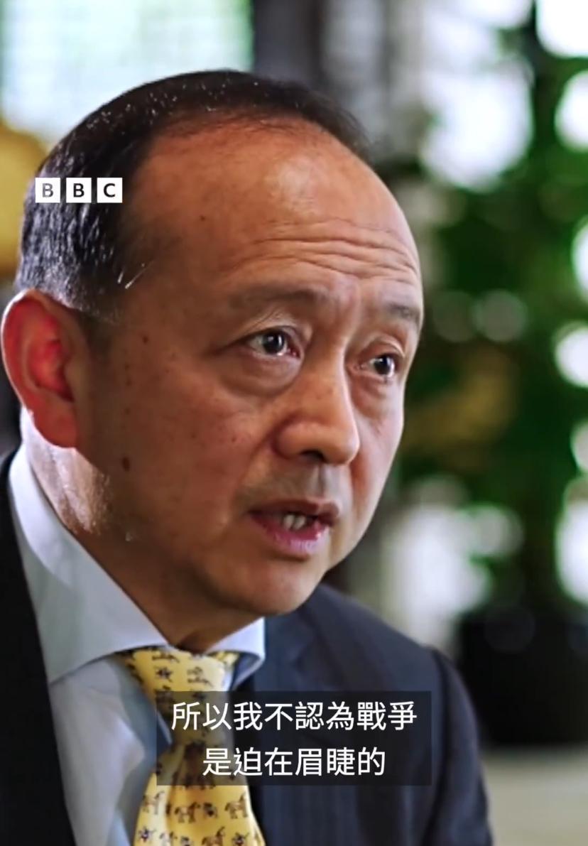 BBC昨天（4月30日）报道：“‘从长远来看，我认为中国一定会占上风。’中国解