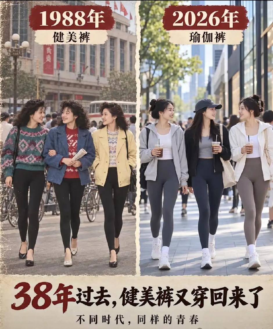 你猜38年前满大街最时髦的美女都穿什么裤子？那是一种能完美展现女性腿部，臀部