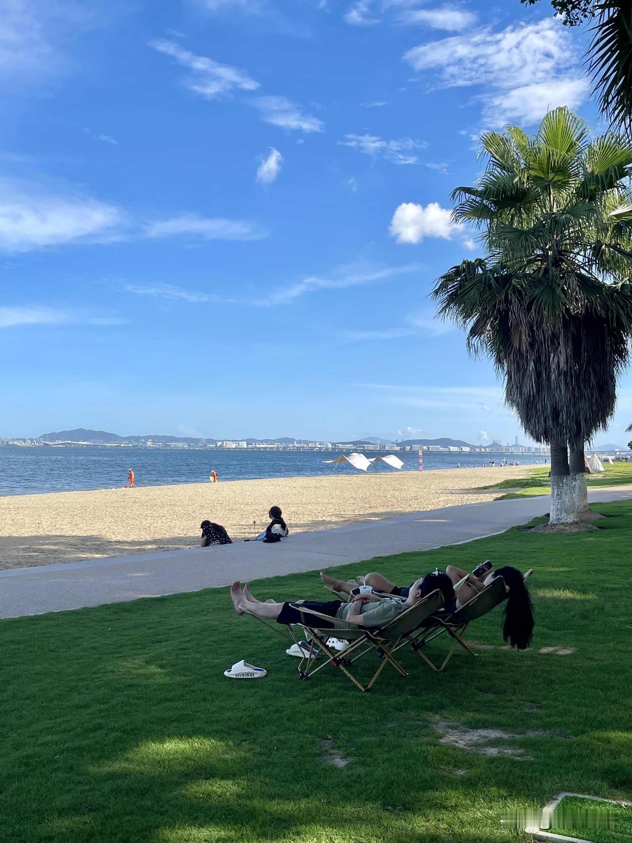 厦门岛外藏宝藏！小众沙滩太治愈厦门又挖到神仙海边啦🏝️就在滨海水运动度