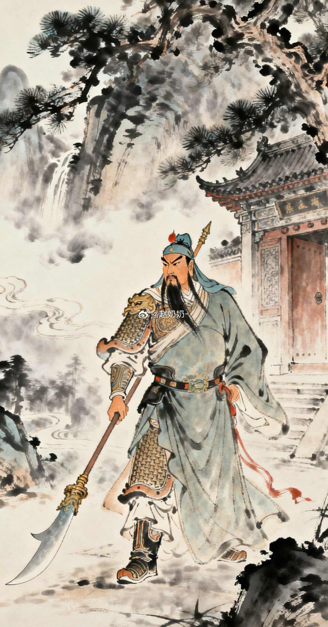 祈愿伽蓝菩萨保佑大家，斩断那些拖泥带水的犹豫。遇到烂人烂事，有不低头的底气，也有