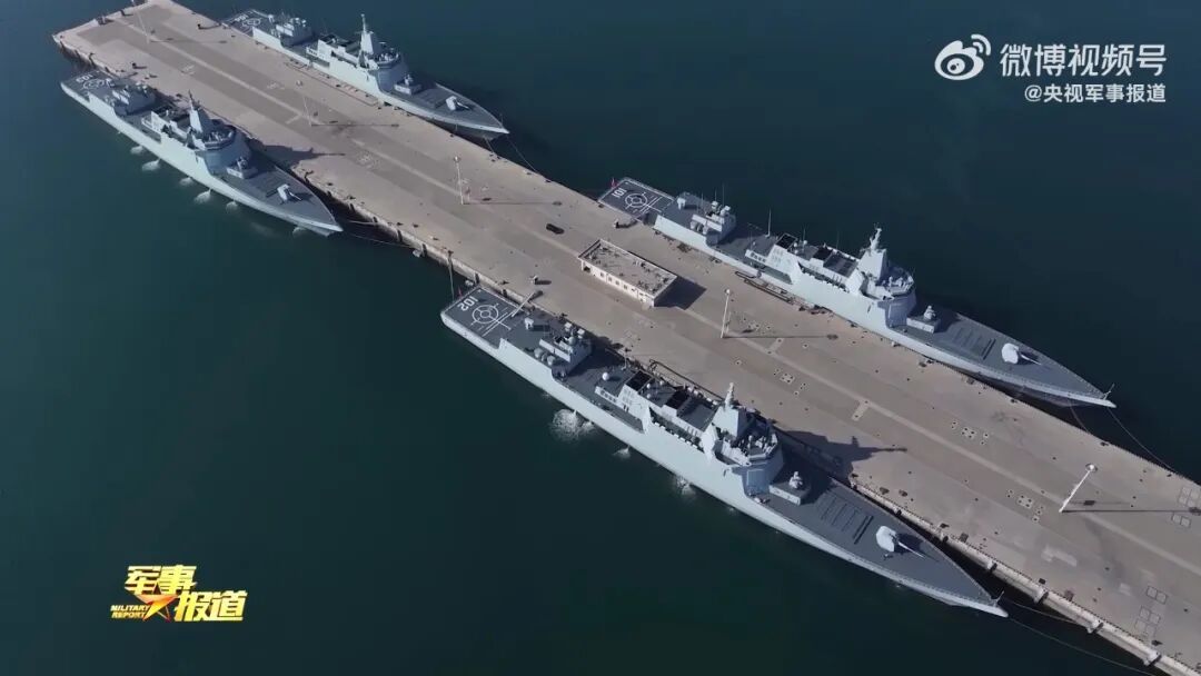 现役8艘055型驱逐舰均已加装“风帽”。