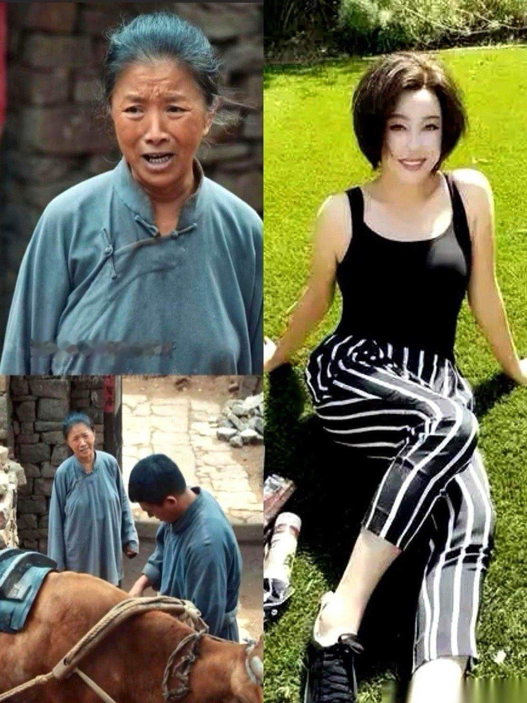有些演员，演一辈子老太太，那胸脯都跟18岁小姑娘似的，笔挺。美不美？真美。但你看