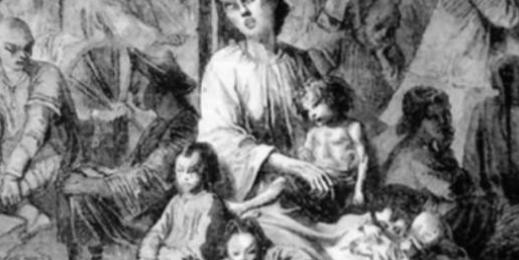 1864年，攻入天京的李臣典看到了洪秀全留下的无数美女，顿时色心大起，当夜李臣典