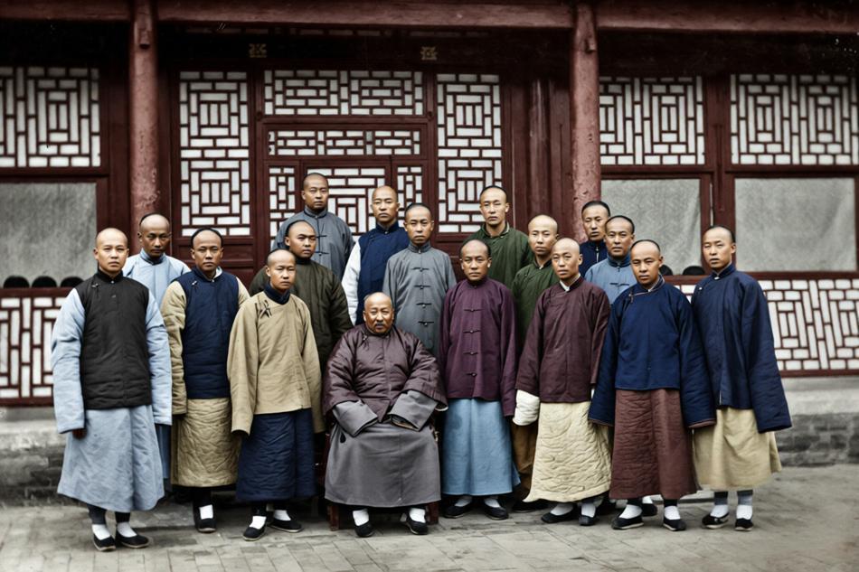 19世纪90年代初，北京京师同文馆，是晚清著名数学家、天文学家李善兰生前最后一张