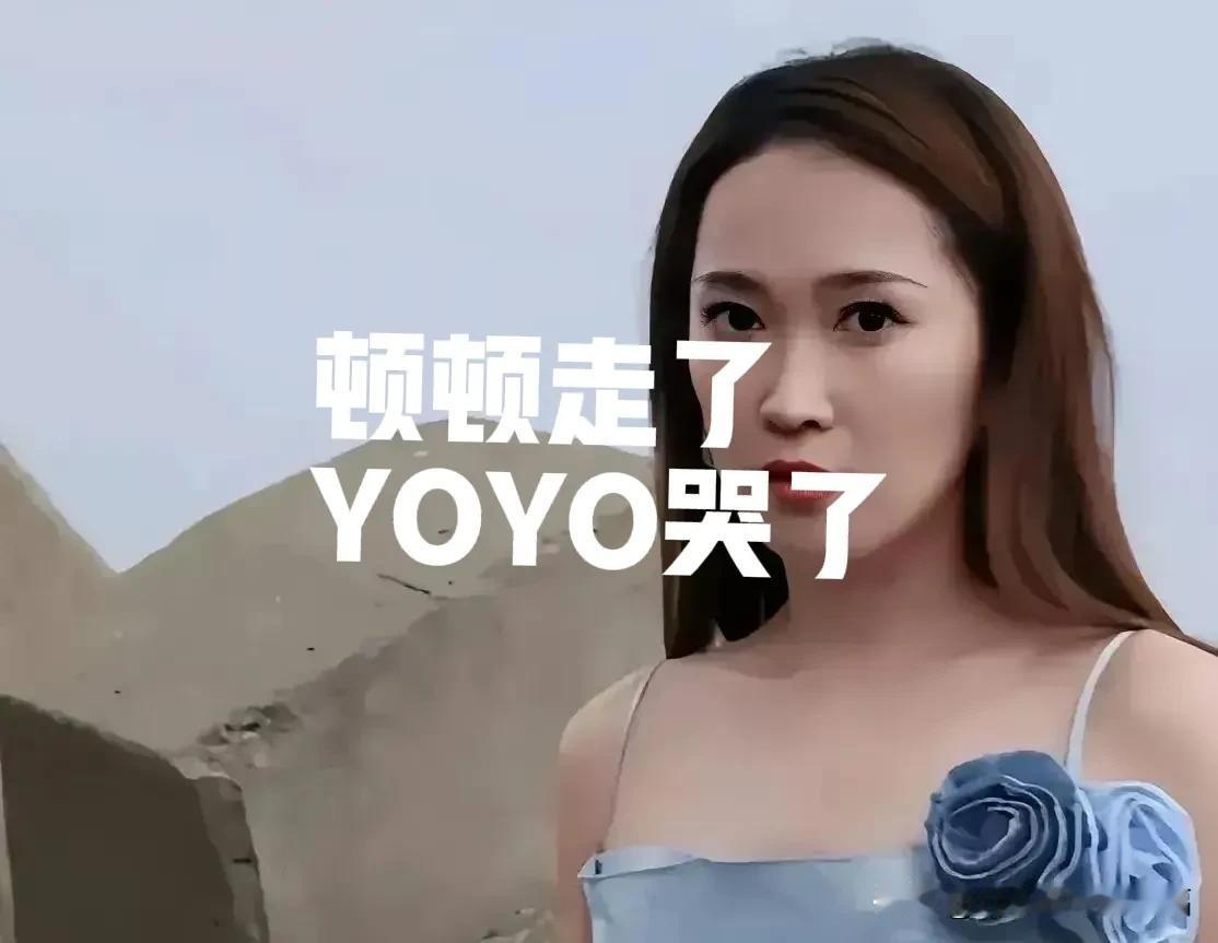 顿顿走了，悠悠哭了，哭的很隐藏，哭的很伤心，YOYO用笑声掩盖泪水Yoyo说和