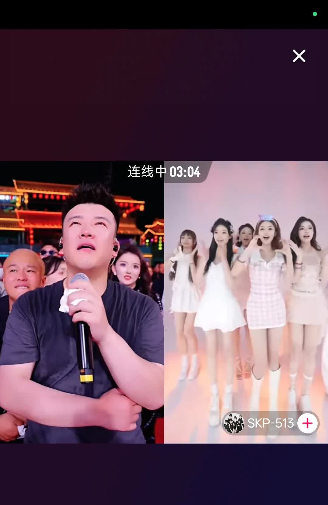 今天西安高温38度，天气炎热，木家艺人穿紧身衣从下午5点开始排练，一直到木森直播