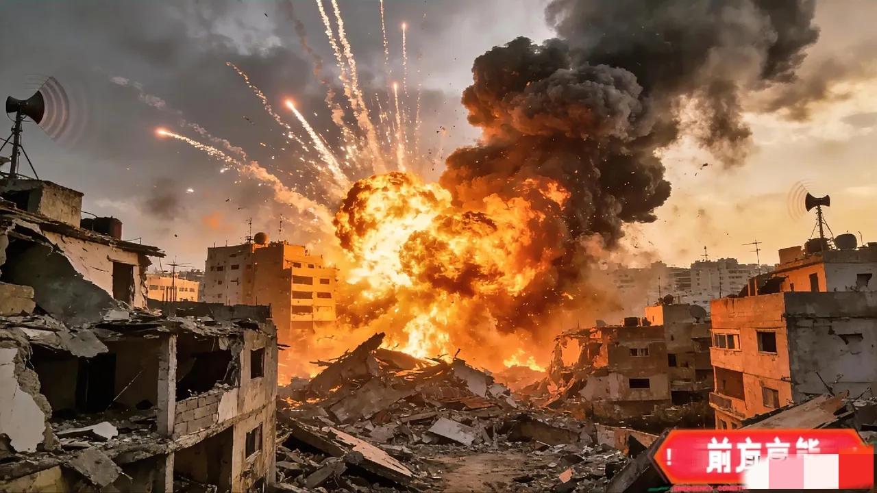 真把人逼急了，连桌子都给你掀得稀巴烂。特拉维夫街头变废墟的画面传出来，着实