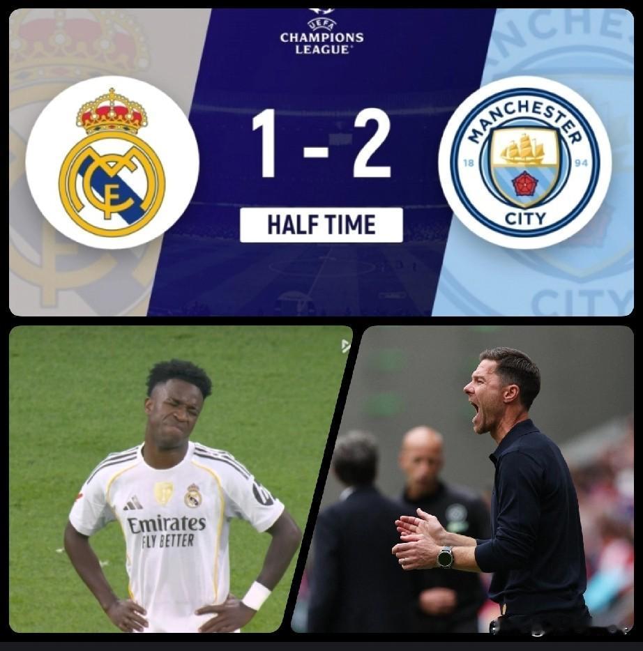 欧冠皇马1：2曼城，皇马高层气的摔凳子了！主帅阿隆索帅位已经岌岌可危，再有一