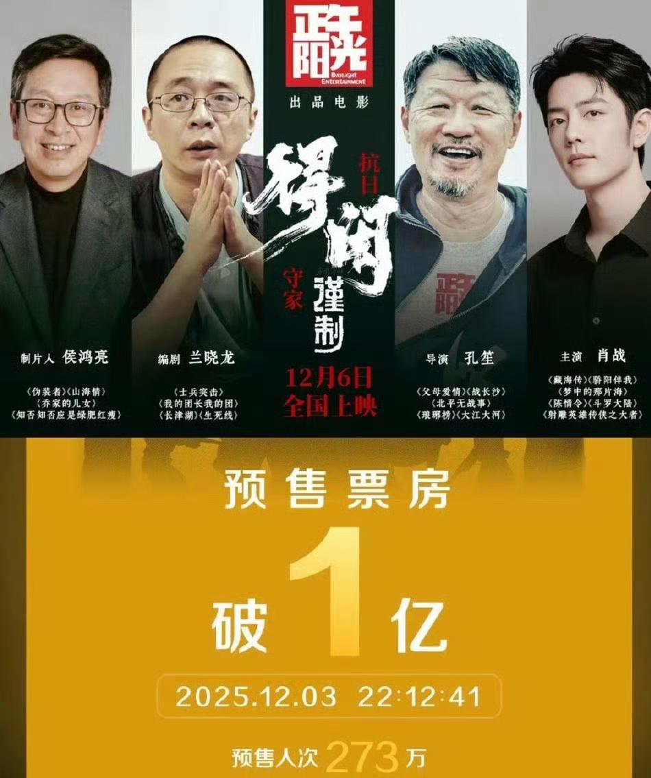 《得闲谨制》预售破1亿了，肖战和粉丝又破了一个纪录，有人懂这个含金量有多高吗？正