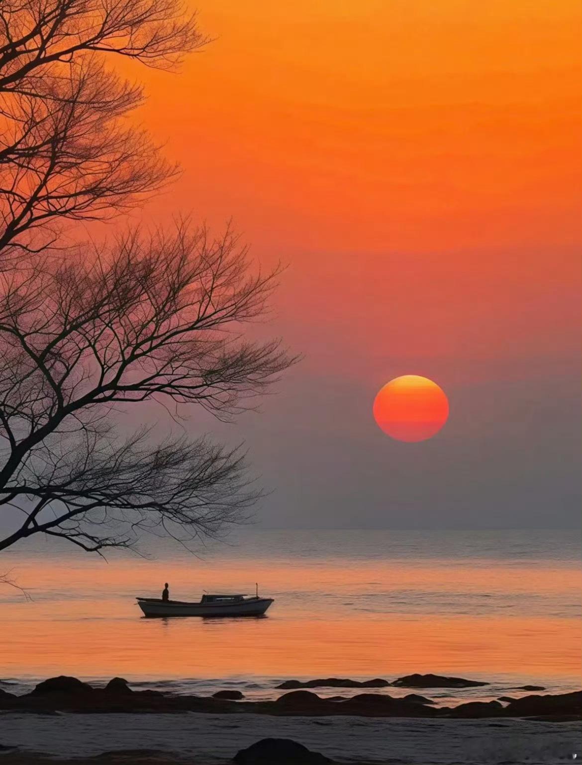 晚霞温柔，风也醉人黄昏日落的浪漫总是让人念念不忘​​​