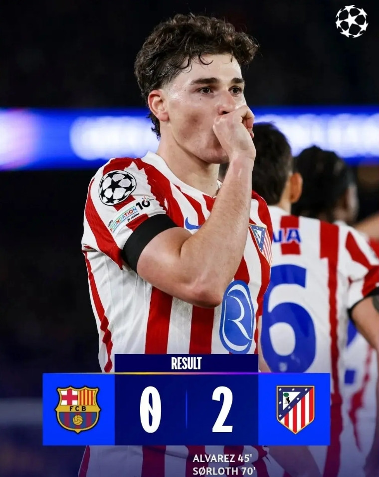 还不如皇马，巴萨在主场竟然0-2完败马竞！皇马在主场1-2输给了拜仁后，西甲