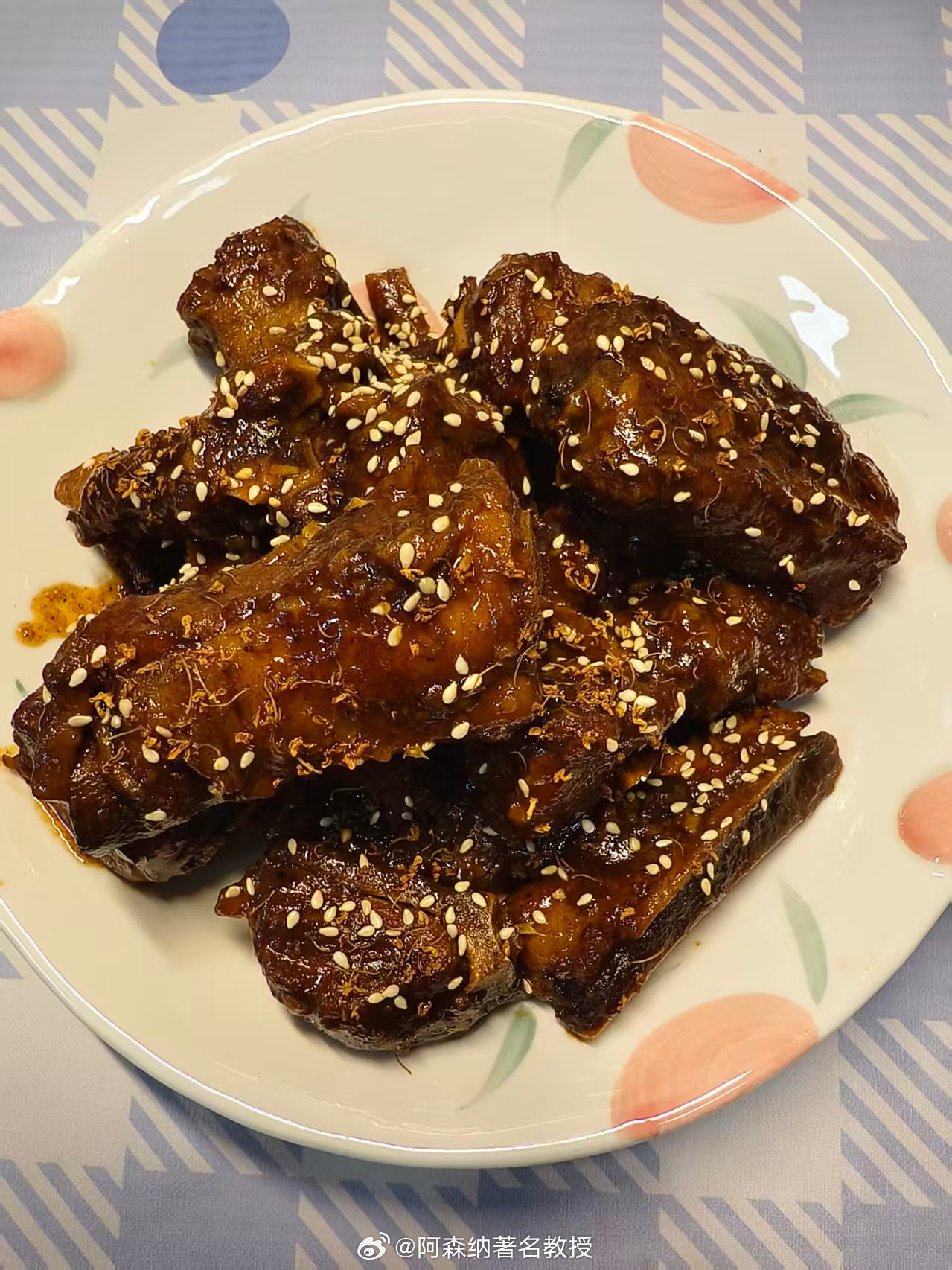 今晚吃桂花糖醋排骨