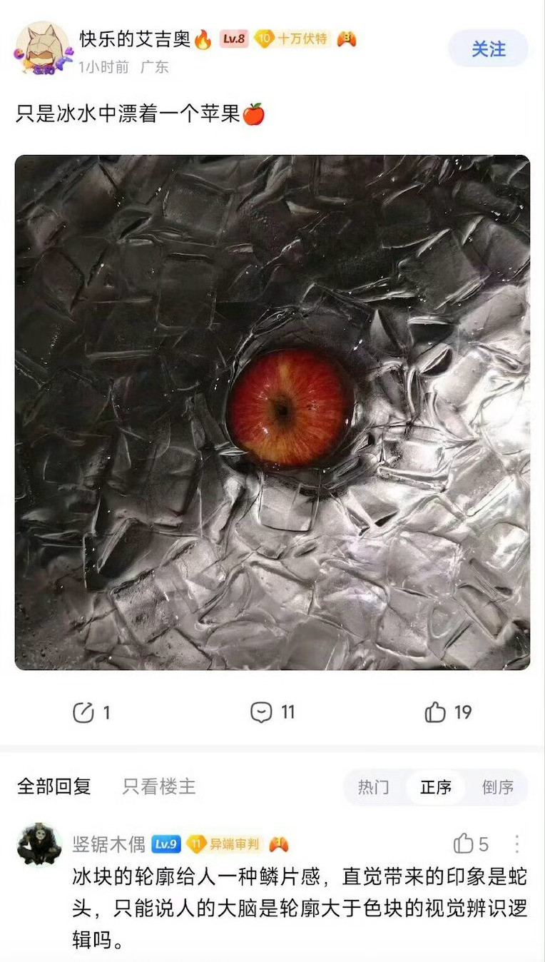 人的大脑是轮廓大于色块的视觉辨识吗​​​