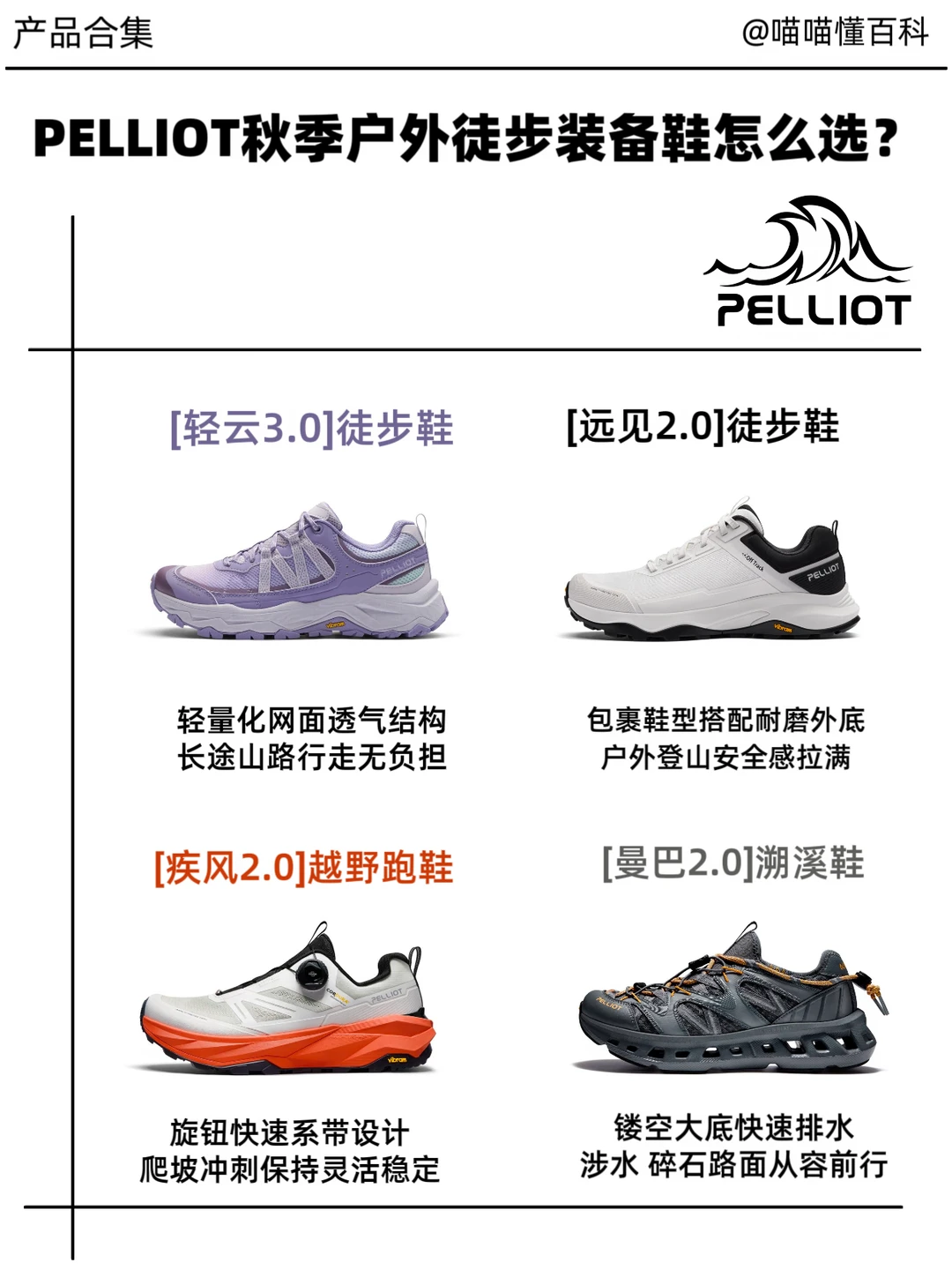 PELLIOT秋季户外徒步装备合集攻略