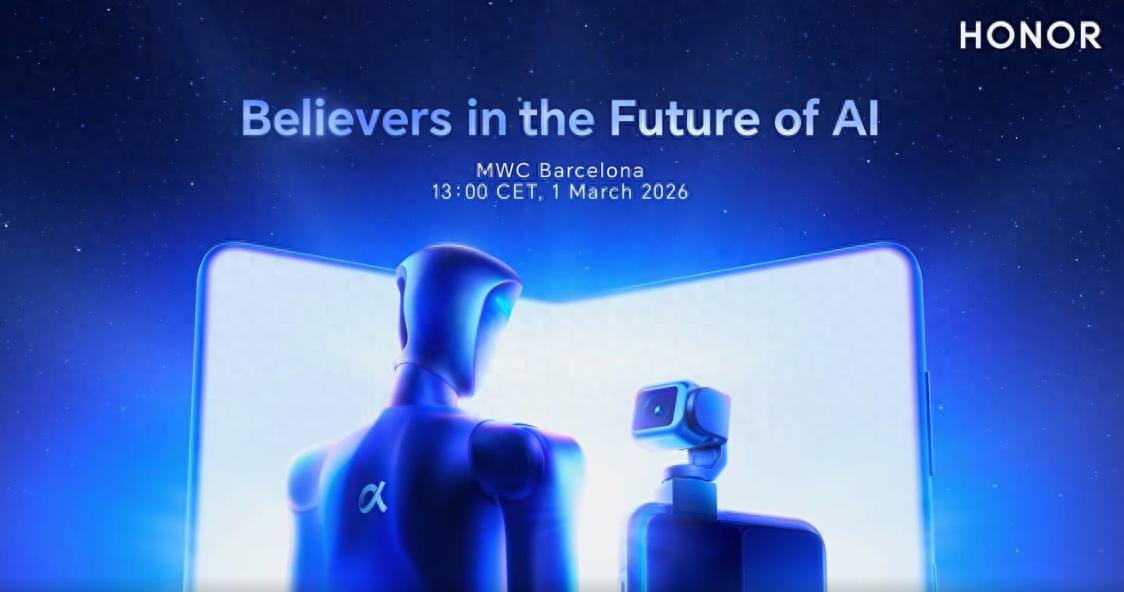 荣耀Magic V6于MWC 2026全球发布! Robot Phone与人形机器人惊艳亮相