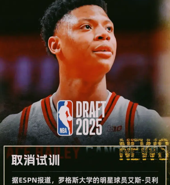 牌面这么大，艾斯-贝利是什么情况？贝利本来是3号秀的热门人选，但是已取消与费