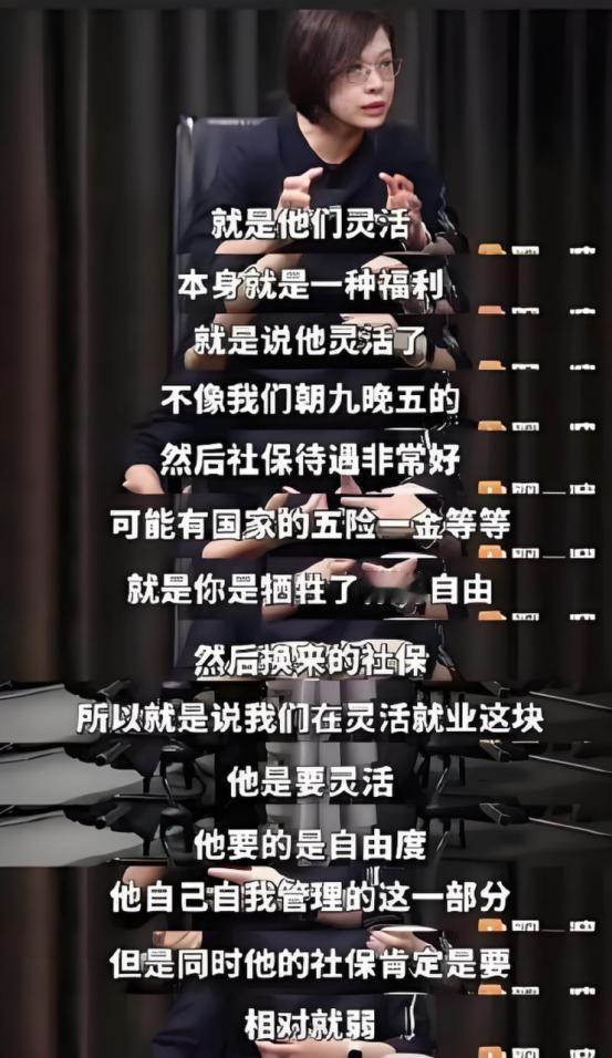 汤家凤怒批北大国发院副院长：既然你认为灵活就业那么好，朝九晚五那么不自由，为什么