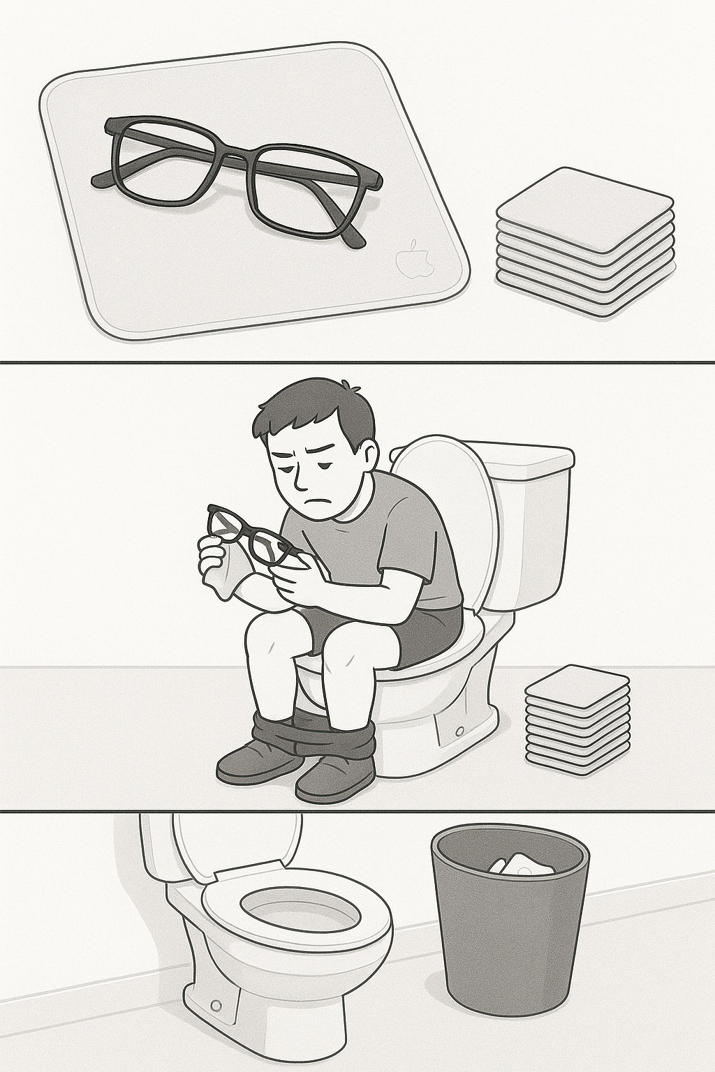 才知道眼镜布是不能用来擦眼镜的是的，我都是用来擦屁股。