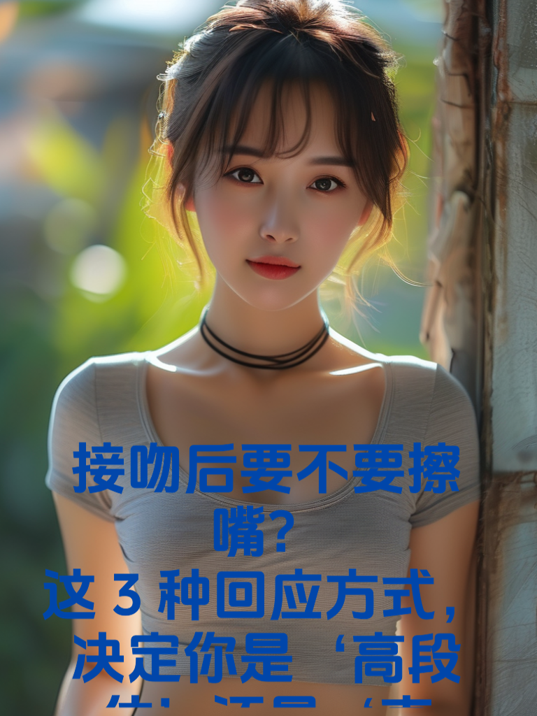接吻后要不要擦嘴？这3种回应方式，决定你是‘高段位’还是‘直女’！