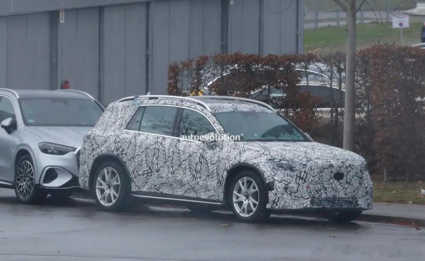 听说专为中国设计，这款全新奔驰纯电GLC七座怎么样？日前，外媒曝光了一组全新奔驰