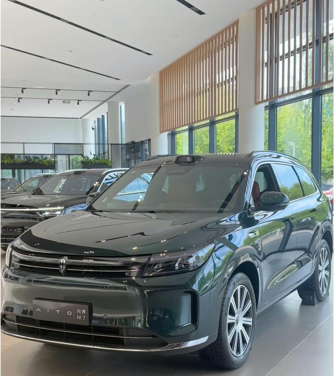 有个朋友最近考虑买车，本来要看问界M7的，价格出来了要30多万，今天去理想门店看