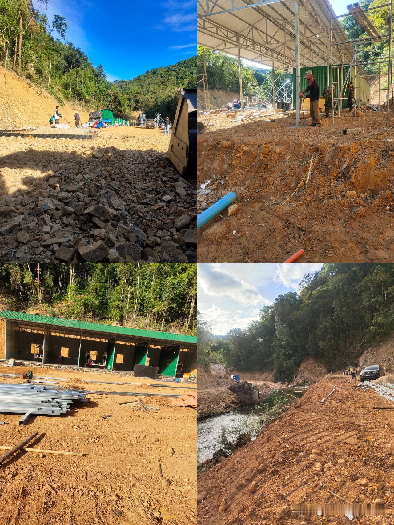 一个小小工地有三个国家的人一起干活，中国人老挝人、越南人。直接语言沟通就头疼?