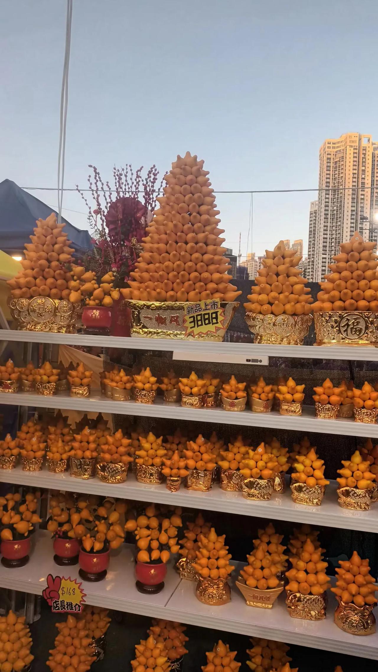 中国春节人间烟火气-维园年宵市场