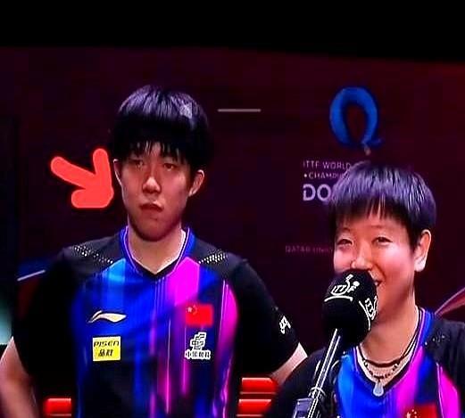 王楚钦估计后槽牙都要咬碎了吧，孙颖莎发言的时候，他估计怎么也没料到，粉丝会这么不