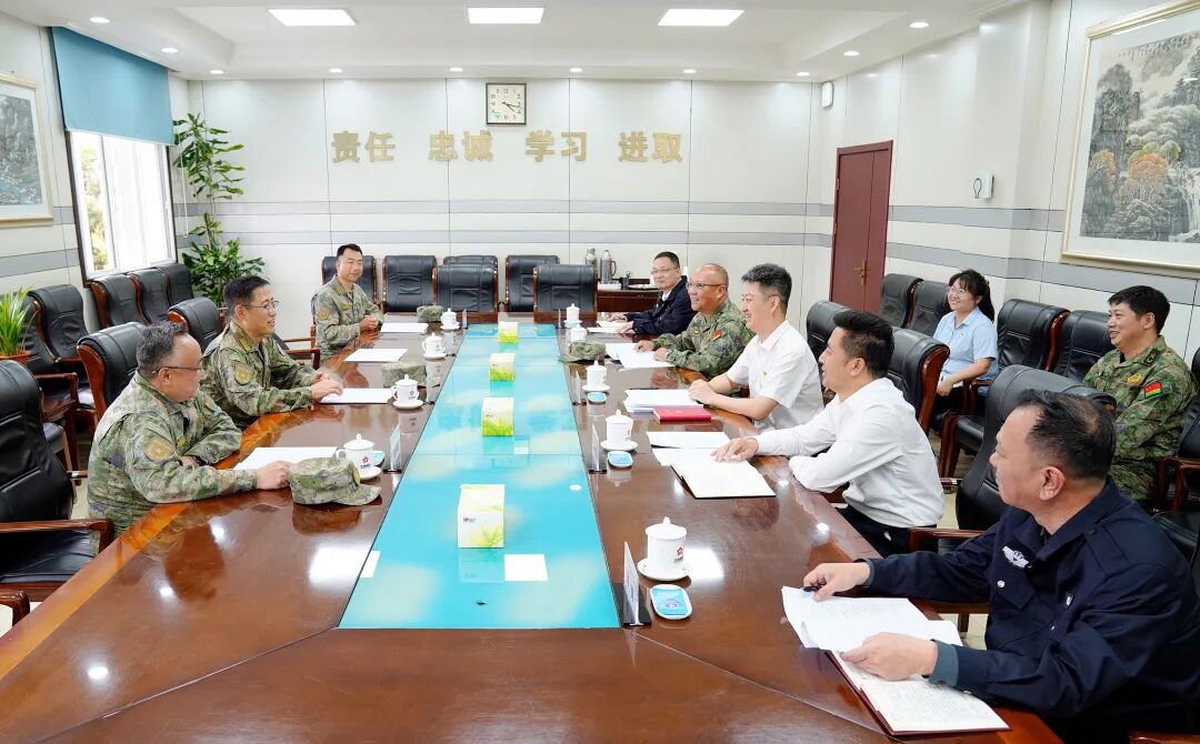 [公司新闻]黄石军分区调研组到公司开展武装工作调研