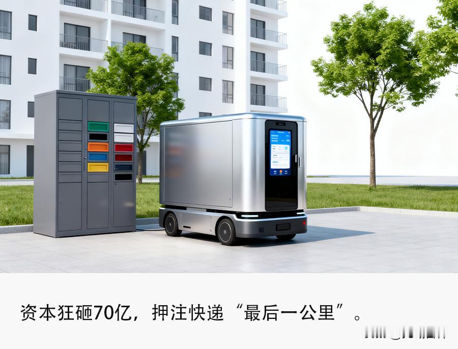 无人配送车价格从几十万跌到万元，快递行业里开始用它抢最后五公里的地盘。2025