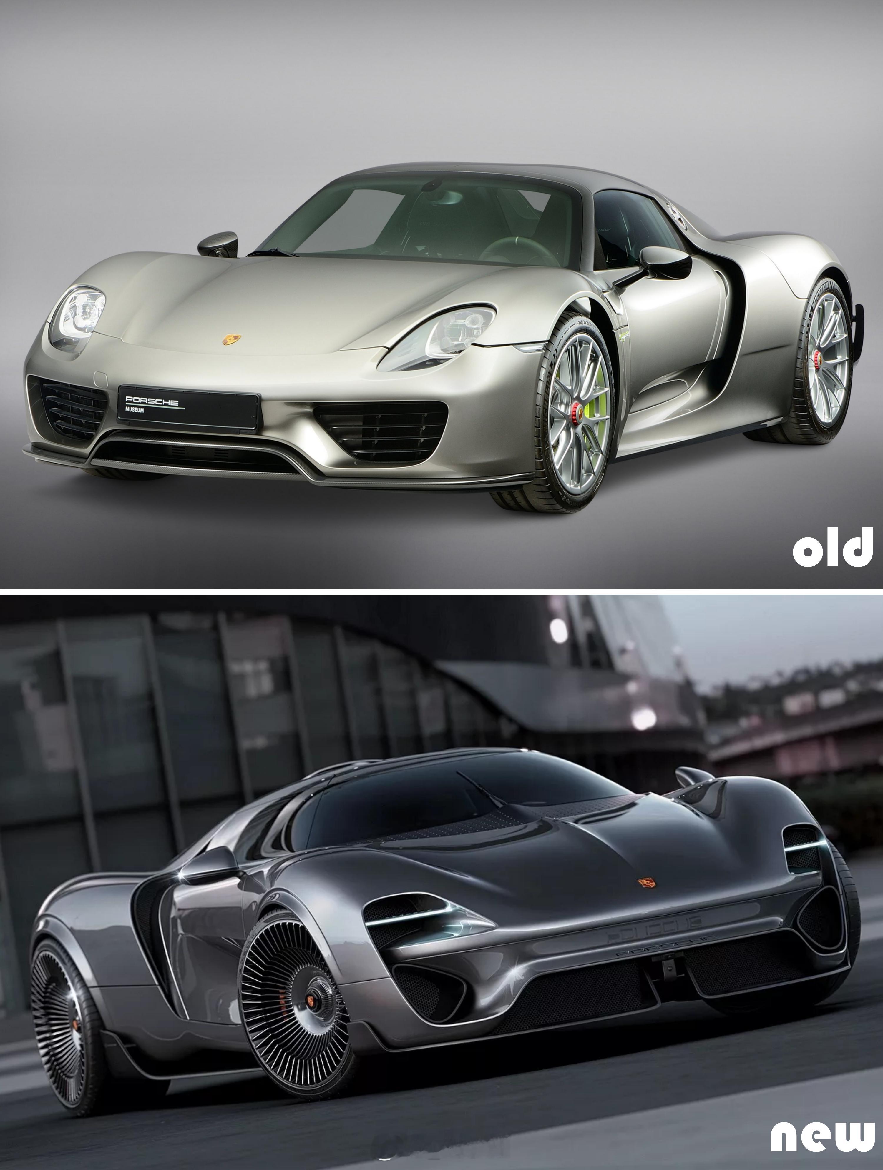 全新保时捷918Spyder概念车民间设计师创作的保时捷918Spyde