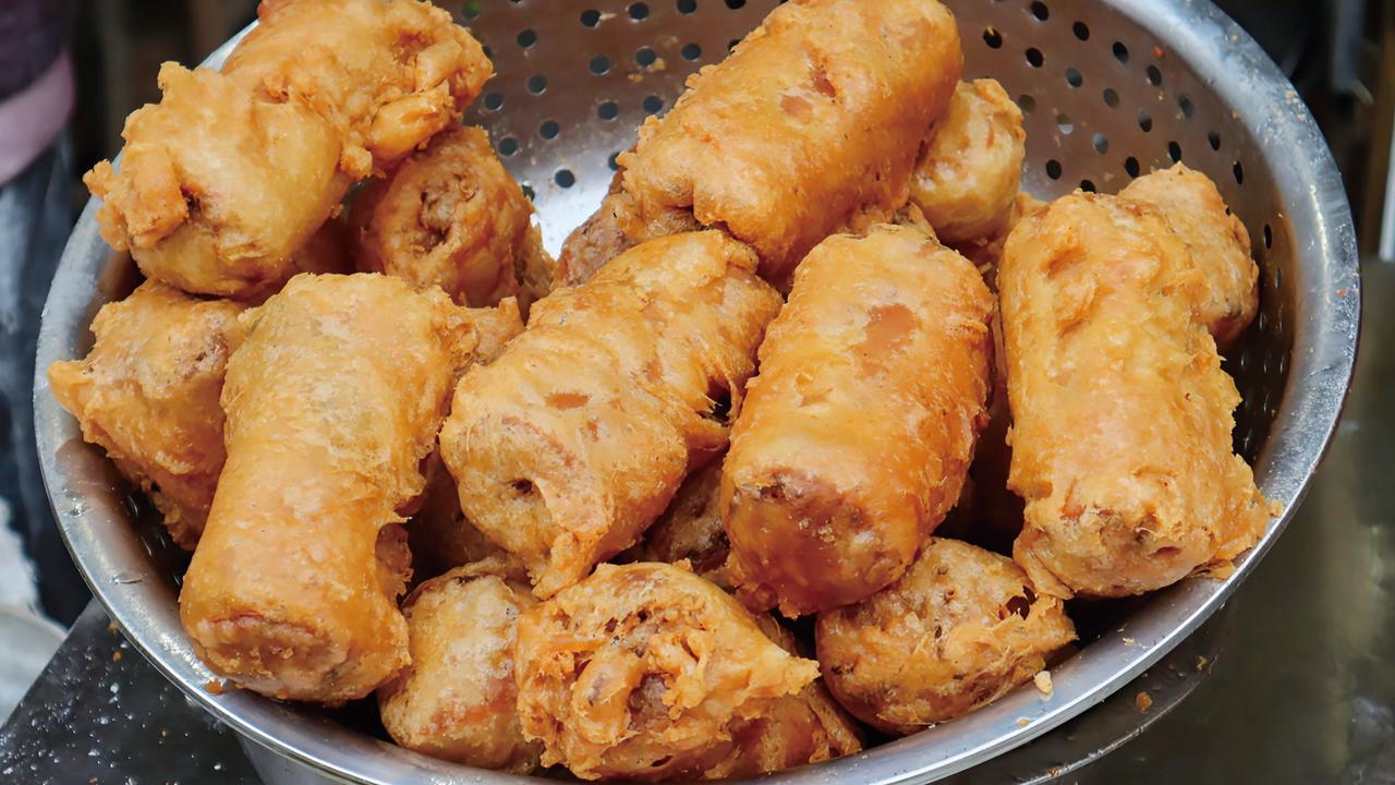 天津卷圈味道香，大饼一卷成套装，倍儿香！天津美食天津早点