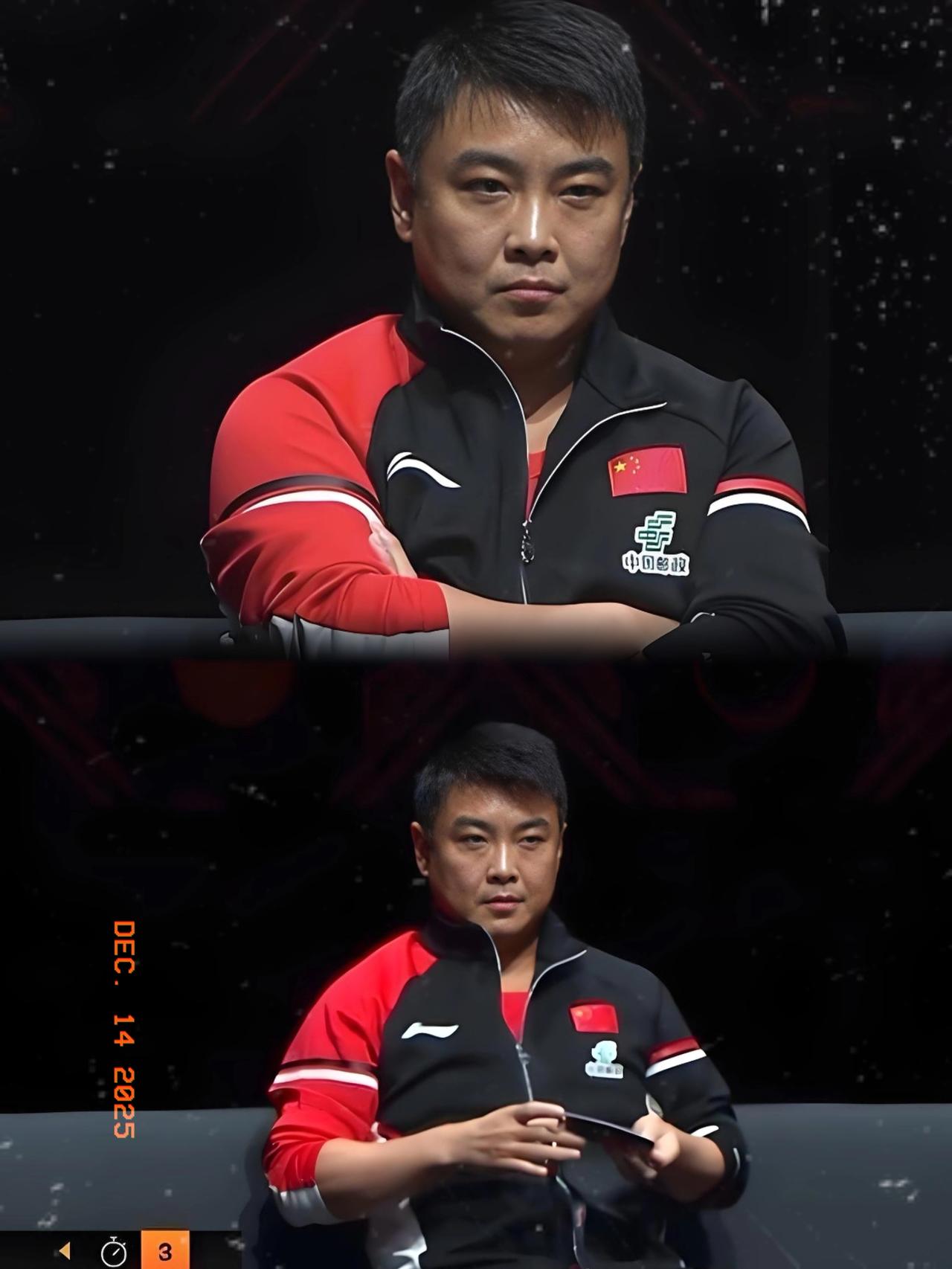 王楚钦这场是退赛的，其实从场边的细节就能看出来一些端倪。石头对阵张本的时候