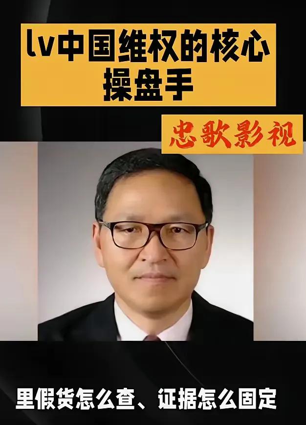我强烈怀疑LV对国内商家的一系列诉讼是他出的主意。前脚帮LV集团在中国注册系