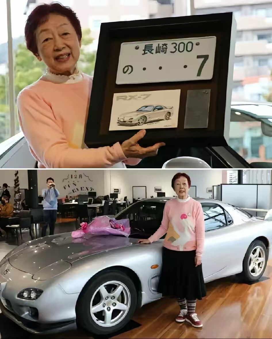 特别羡慕这种日本老太太，人家一辆车开了25年，从还年轻的时候就一直开，一直开到了