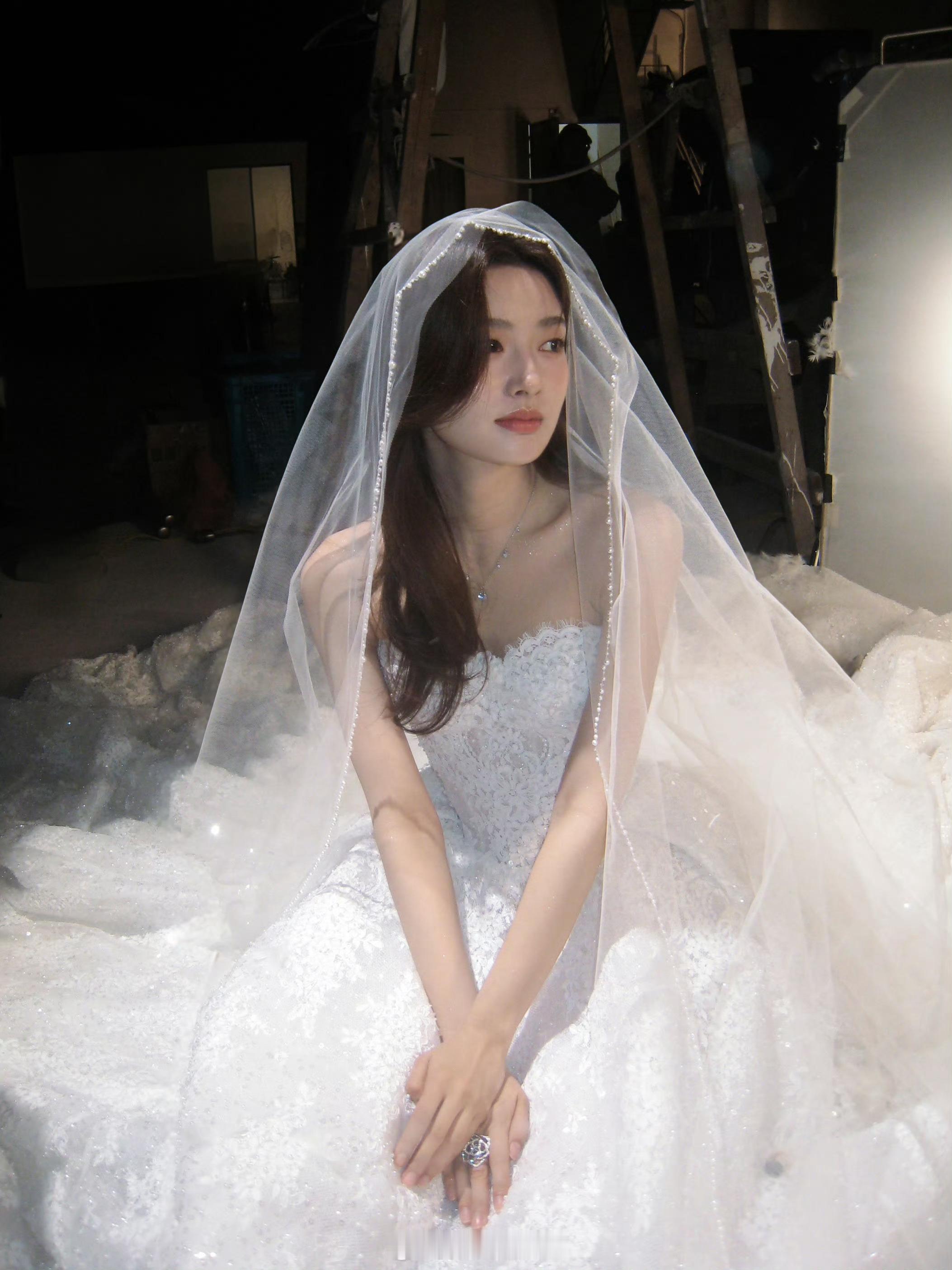 徐若晗婚纱温夏徐若晗婚纱图好多图女神温夏