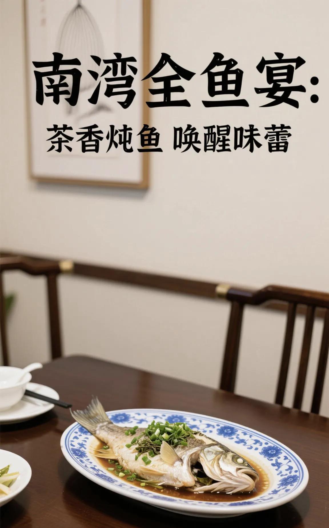 中原第一湖的神秘厚礼：南湾全鱼宴，茶香炖鱼唤醒千年味蕾【山水间的极致鲜味