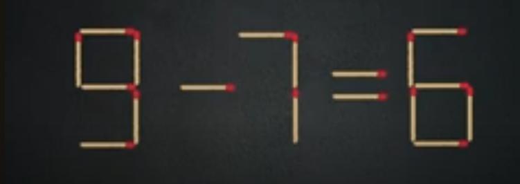是调整数字的形态？让“9”“7”或“6”通过一根火柴的移动变身其他数字？