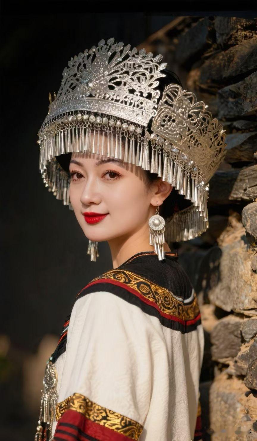 惊艳的民族风头饰，带你领略传统之美！🌟✨街拍为何愈发惹人厌古典头饰造型民族