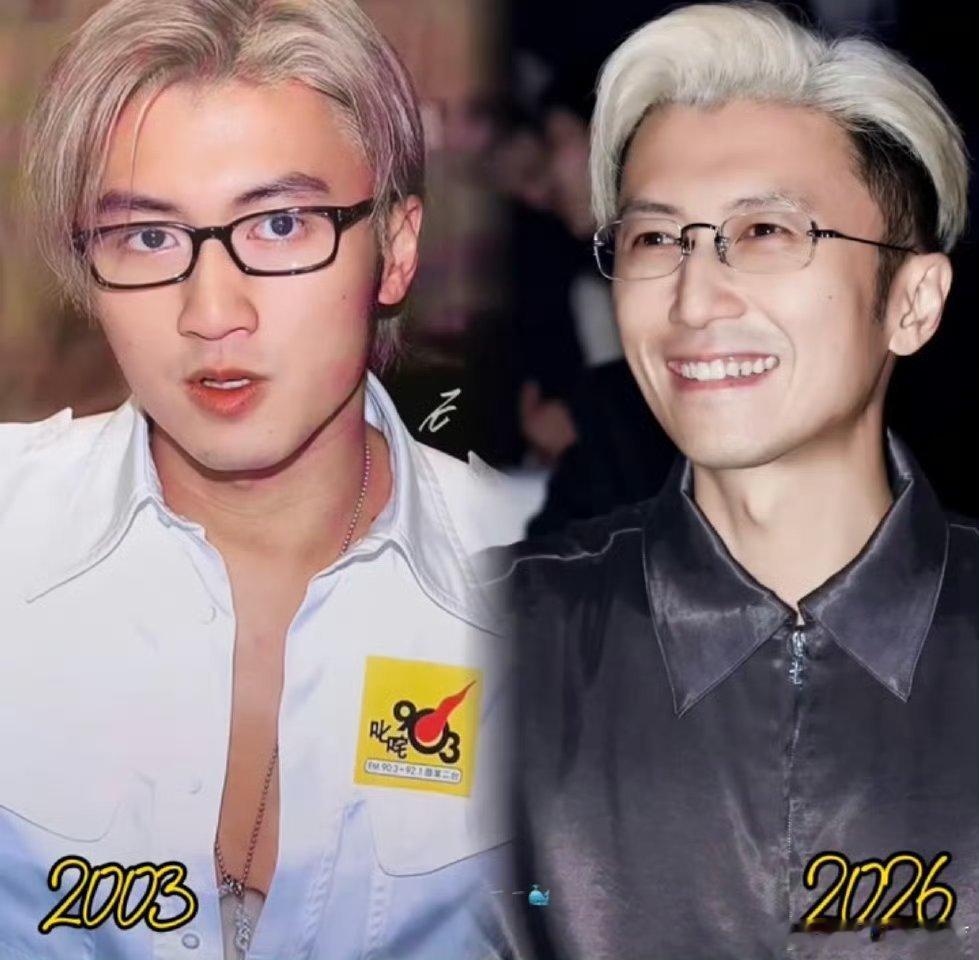 谢霆锋复刻了23年前的自己谢霆锋这状态岁月完全没在他脸上留痕，今夕是何年谢霆锋这