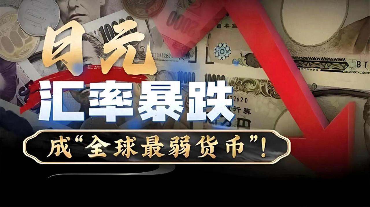 日本迎来“坏消息”!日元跌至新低沦为全球最弱货币！ 4月底，日元兑美元直接