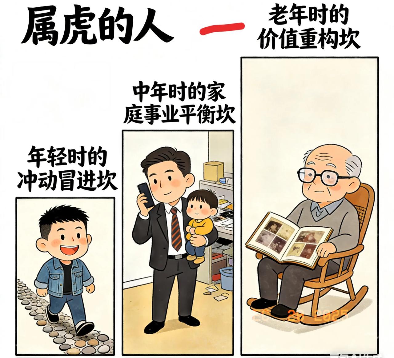 属虎的家人们！这三道坎你是不是也踩过？属虎兄弟姊妹先别划走！咱这辈子自带闯