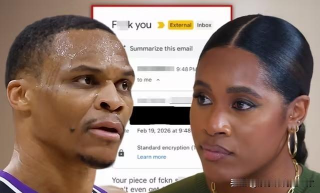 分享我这周有趣的事：威少妻子收到死亡威胁邮件，诅咒她和威少一起死于车祸据TMZ