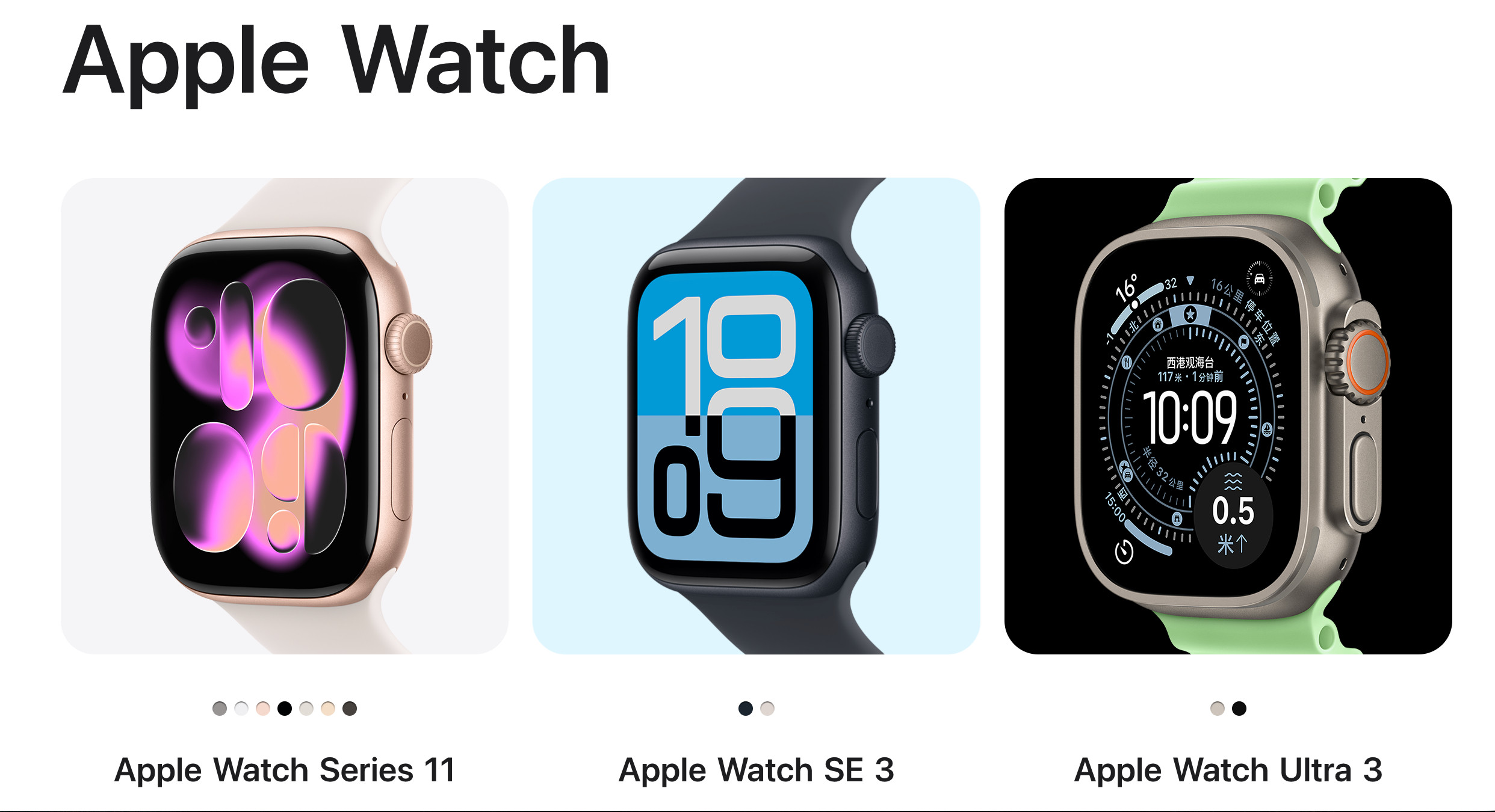 AppleWatch首次加入教育优惠优惠后价格如下AppleWatchSe