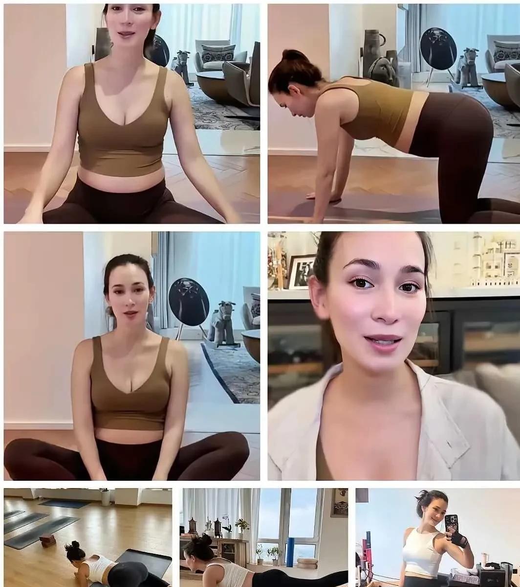 韩庚妻子有钱就是任性，怀孕七个多月，大着肚子做高难度瑜伽，这不是误导孕妇们吗？
