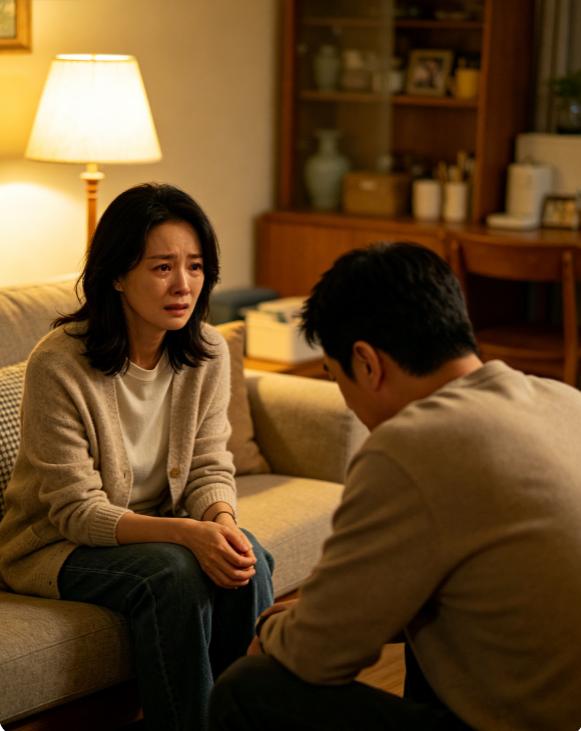 丈夫有个12岁的妹妹，我怀疑这是他的女儿，于是悄悄带她做了亲子鉴定，结果出来