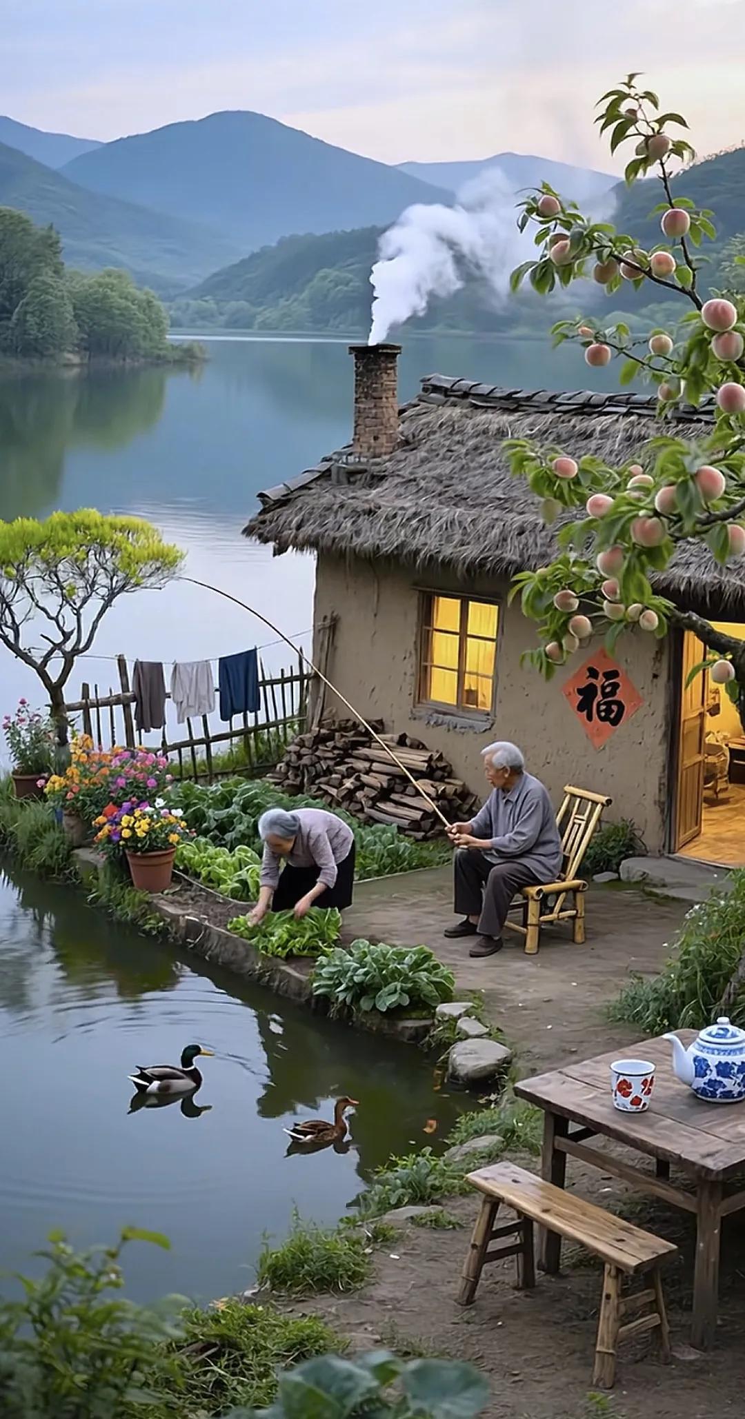 无论走过多少路，看过多少景，故乡依然是我们心中最美的景乡村风景自然故乡风景